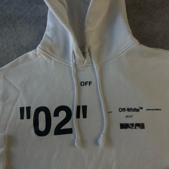 Off-White 02 Caravaggio White Painting Toronto Hoodie 2017 S Size - Picture 3 of 7